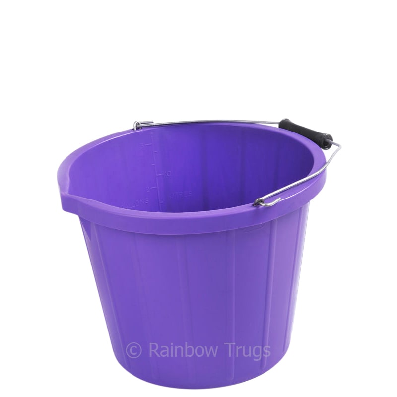 Coloured 3 Gallon Bucket - PURPLE